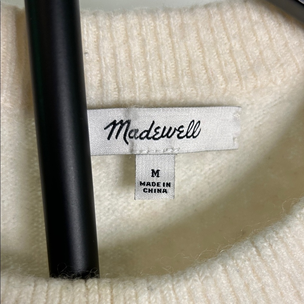 Madewell Cream Knit Sweater - Picture 2 of 11